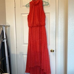 Red dress with Polka Dots!